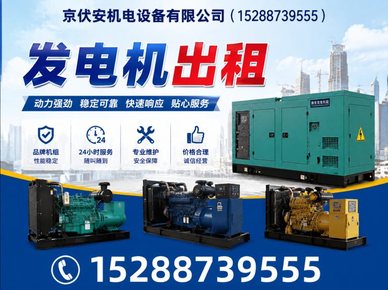 仙桃发电车出租展示图